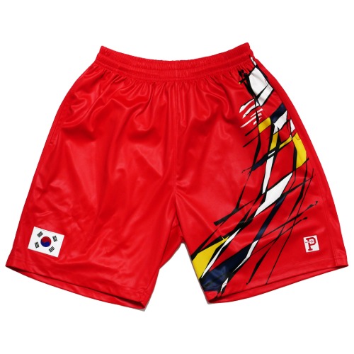 P X KASINA 1994 JERSEY SHORTS (RED/AUTHENTIC)